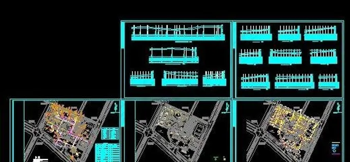 校区给排水总平面图 校区给排水总平面图