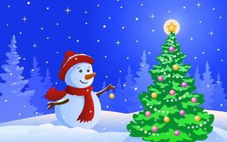 卡通圣诞背景图片