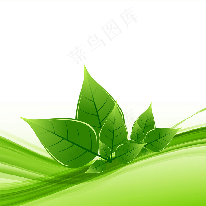 绿色背景矢量图