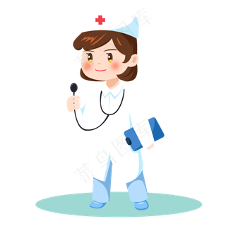 卡通劳动节扁平系职业人物之医生卡通劳动节扁平系职业人物之医生,免抠元素