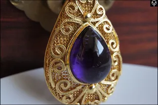 泓霖 花丝镶嵌吊坠图片