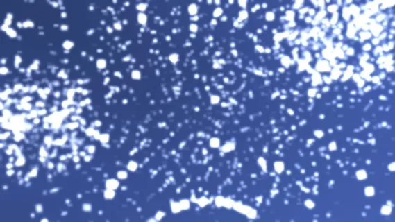 明亮的闪光的蓝色背景运动的粒子 明亮的闪光的蓝色背景运动的粒子