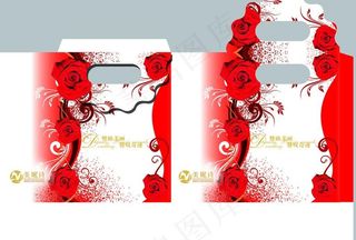 红色玫瑰礼盒图片