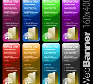 丰富多彩的价格标签矢量素材02