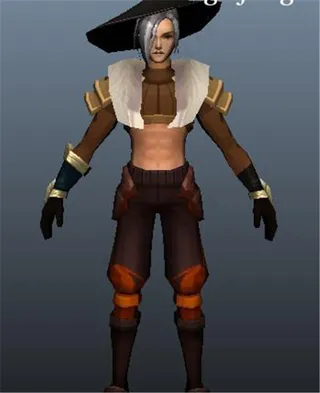 人物装饰游戏模型