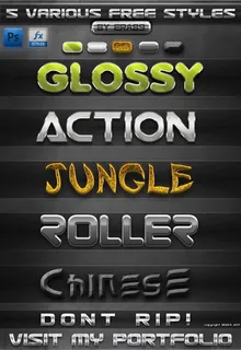 炫酷3d字体样式立体文字可直接更改...