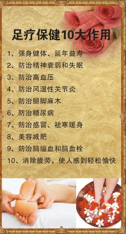 足疗保健的作用图片cdr矢量模版下载