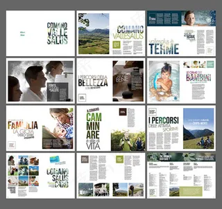 商业英文画册设计模板psd素材下载