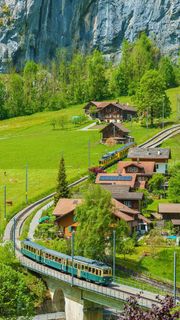 观光火车高清摄影图片