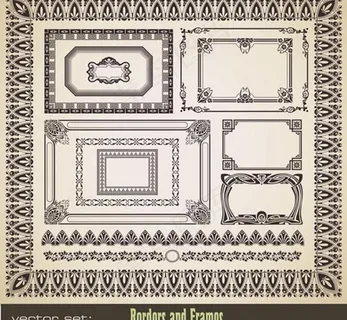 花纹图标欧式图标图片