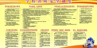 学校消防制度图片
