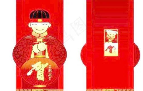 矢量春节红包 下载