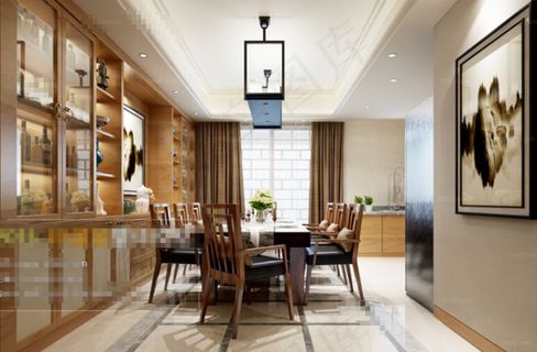 宽敞时尚厨房装修效果图