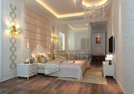 欧式卧室效果图图片 欧式卧室效果图图片