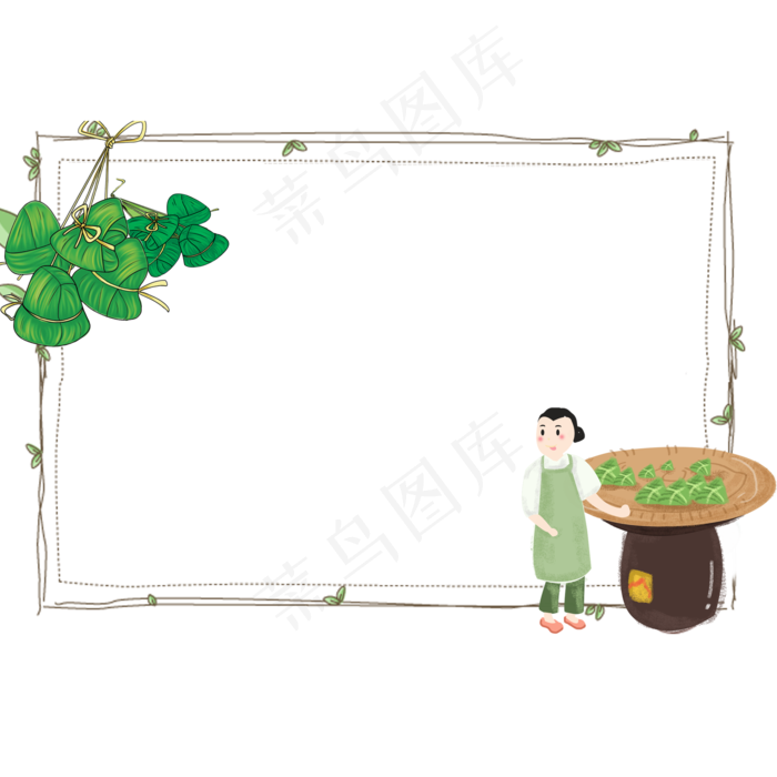 端午节背景装饰边框端午节背景装饰边框,免抠元素