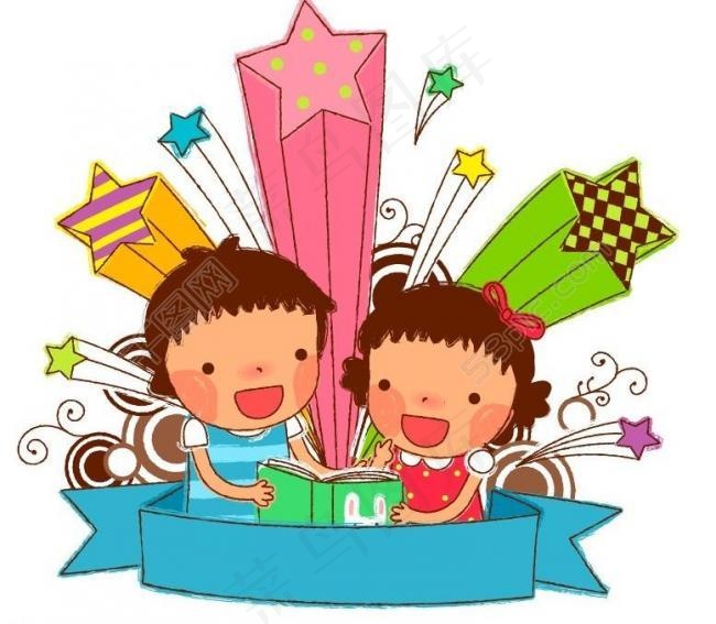 卡通儿童插画图片