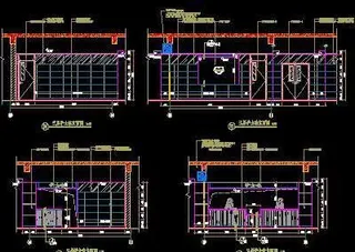 三层护士站立面图-门诊、急诊楼装修...