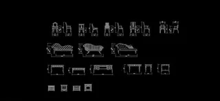 欧式古典家具立面图片