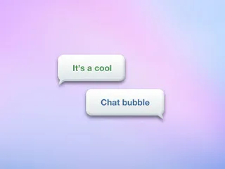 清晰干净的气泡