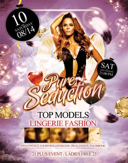 性感酒吧夜场派对PSD分层素