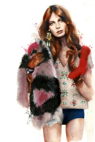 时尚女装设计图