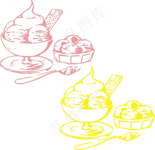 冰淇淋模板下载