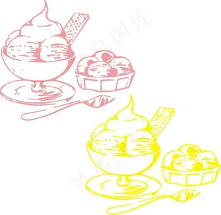 冰淇淋模板下载