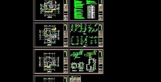 二层别墅给排水设计平面图