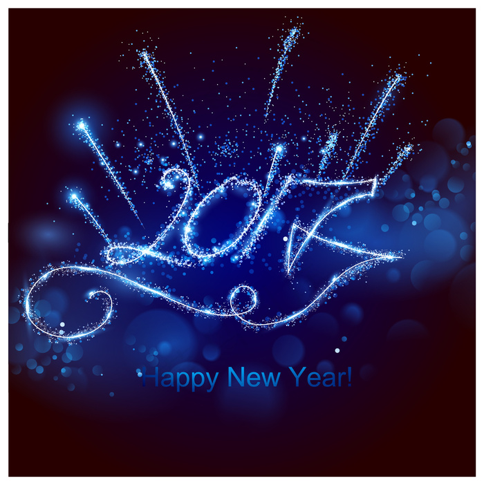 2017艺术字体炫酷背景