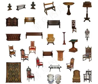 欧式古典家具图片