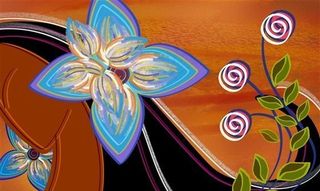 剔透花韵 平面模板 分层素材 PS...