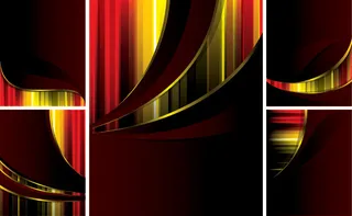 幻彩卡片背景矢量素材