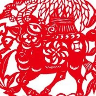 2009新春金牛剪纸矢量图13 2009新春金牛剪纸矢量图13