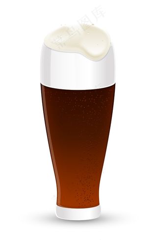 矢量啤酒玻璃设计