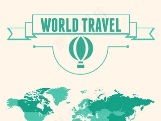 2017欧美复古风世界旅行环球旅游...