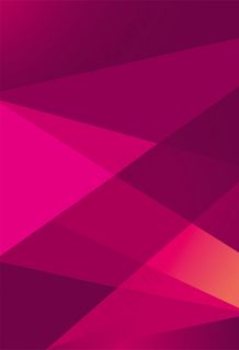 红色多边形矢量背景图