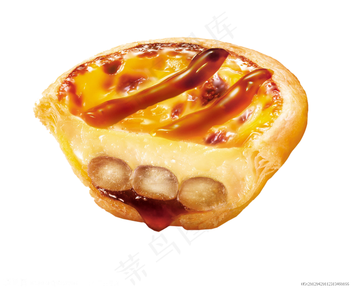 美味西餐蛋挞食品设计元素