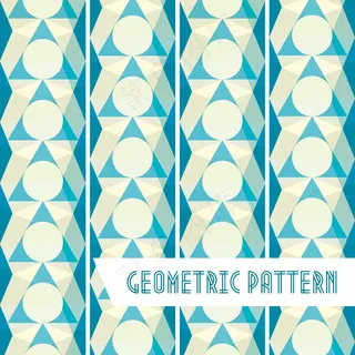 清新几何背景矢量素材