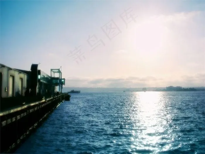 大海海洋风光PPT模板