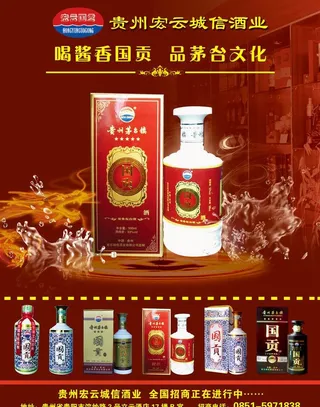 国贡酒杂志内页图片