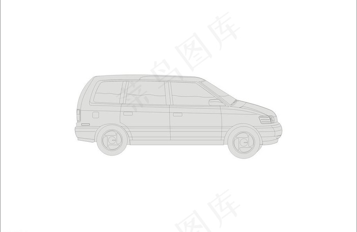 轿车图片cdr矢量模版下载