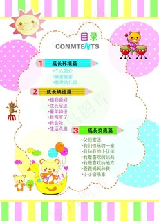 儿童成长档案目录