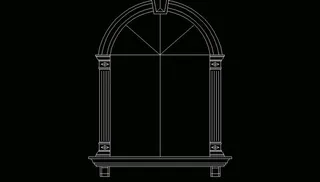 欧式构造 窗套图片