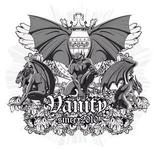 潮流T恤图案1矢量图