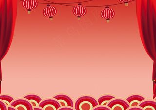 2018喜庆红色新年小报恭贺新春手...