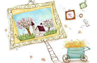 自然风景画图片