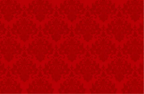 红色欧式花纹背景矢量素材