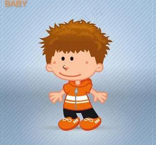 卡通小男孩图片
