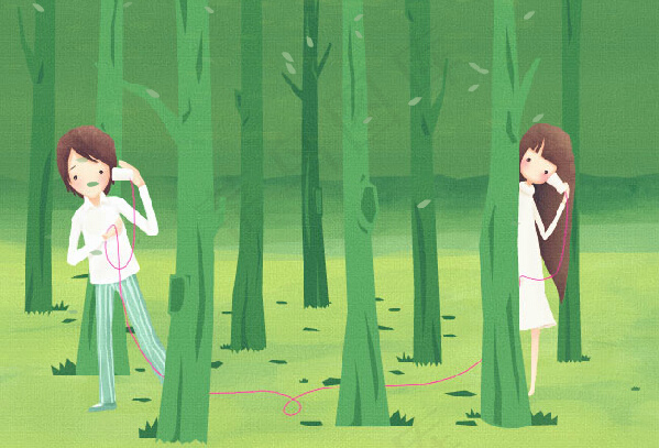 林中怡情QQ空间flash模块