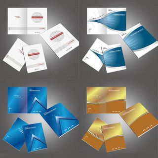 五金配件画册封面设计矢量素材